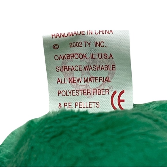 Ty Beanie Babies Green Bear Plush Toy - Picture 5 of 6
